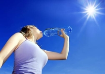 熱中症対策！　水分補給はしっかりと♪